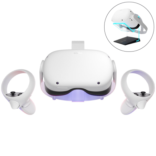 Unbound-VR Oculus Quest 2 256GB met VR Headset Standaard met LED aanbieding